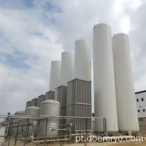 Tanques de armazenamento de gás industrial LOX de 5 m3 para venda